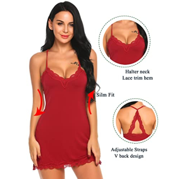 Avidlove Sexy Lace Nightgown for Ultimate Comfort