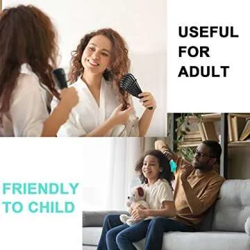 Detangling Brush Set for 3a to 4c Hair Types