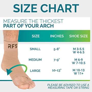 Plantar Fasciitis Compression Socks | Foot & Ankle Brace for Women & Men | Toeless Ankle Compression Sleeve for Ankle Support, Plantar Fasciitis, Night Splint, Arch & Achilles Tendonitis Relief