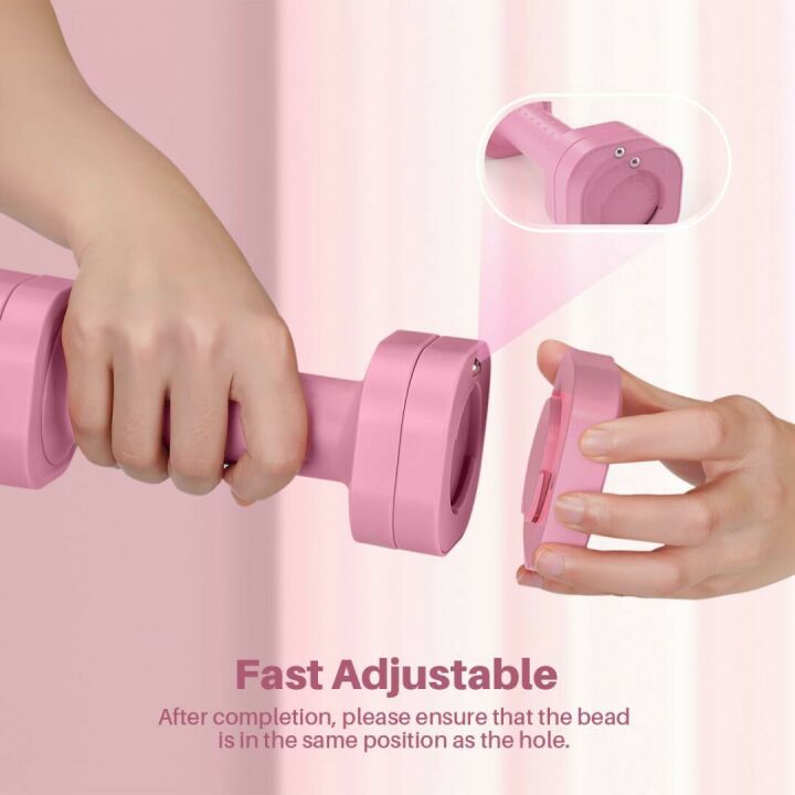 2 Adjustable Dumbbells for Women's Home Workouts