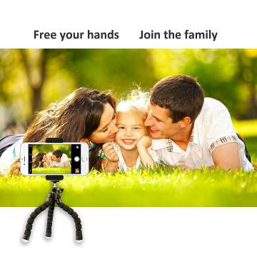 UBeesize Phone Tripod Portable Adjustable Camera Stand