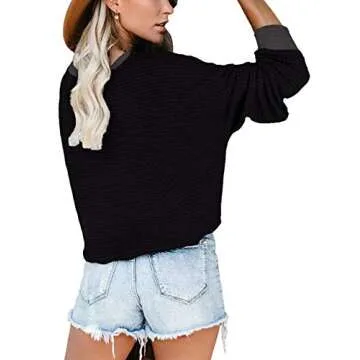 NSQTBA V Neck Wrap Tops for Women: Stylish & Versatile