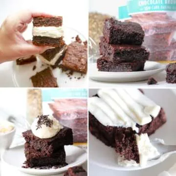 Good Dee's Keto Brownie Mix - Low Carb Keto Baking Mix with Sunflower Seed Flour - Keto Desserts with No Sugar, Grains, Nuts, Soy, or Gluten - 1G Net Carb per Brownie, 12 Servings per Pack - 3-Pack