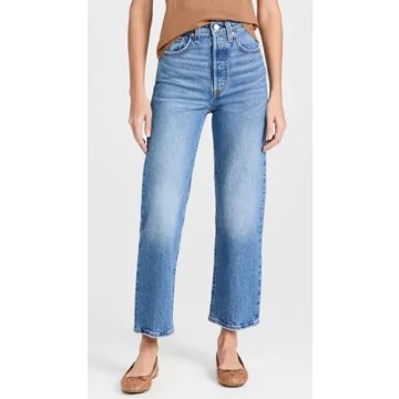Levi's Women's Premium Ribcage Straight Ankle Jeans Dance Around