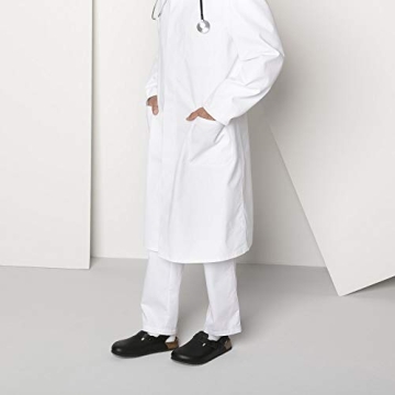 Birkenstock Men's Black Leather Clogs Size 7.5 US