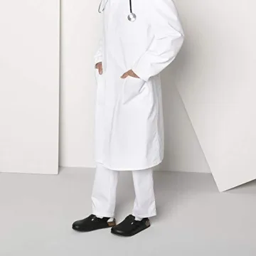 Birkenstock Men's Black Leather Clogs Size 7.5 US