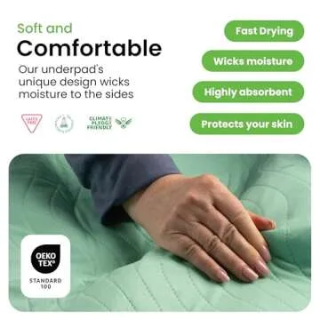 IMPROVIA Washable Underpads - Heavy Absorbency, Multi-use Protection