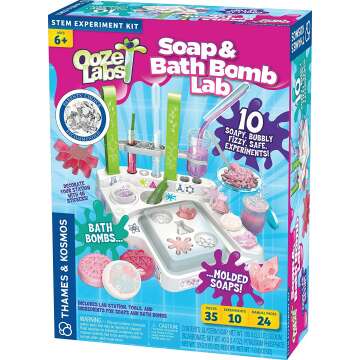 Ooze Labs Soap & Bath Bomb Science Kit for Kids
