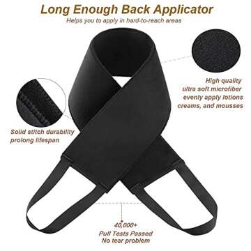 Self Tanning Mitt Applicator- Tanning Mitts Self Tanner Mitt Applicator Self Tanning Glove for Self Tan Mitt Self Tanner Mit, No Slide Off Self Tanner Glove Spray Tan Mitt Soft Self Tan Mit