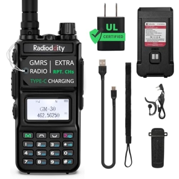Radioddity GM-30 GMRS Radio Handheld 5W Long Range Two Way Radio for Adults, GMRS Repeater Capable, ...