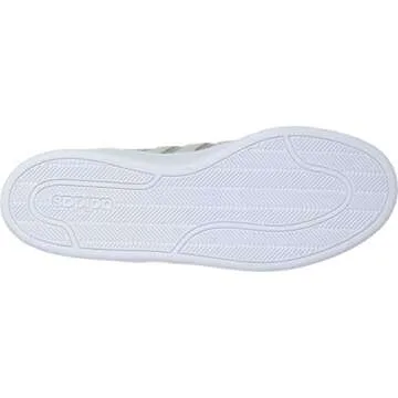 adidas Women's Cloudfoam Advantage Sneaker, Light Granite/FTWR White/Light Granite, 7