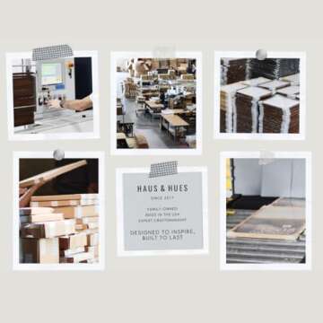 HAUS AND HUES 8"x10" Beige Oak Wood Picture Frame Set of 4-8x10 Wood Picture Frame, 8x10 Frames 4 Pack, 8x10 Poster Frame, 8x10 Frame Wood, 8 by 10 Picture Frames, Set of 4 Frames 8x10 Frame Only