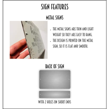 Thank You Delivery Drivers Metal Sign Distressed White Faux Rust