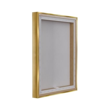 Stupell Industries Abstract Mountain Reflection Painting Floating Framed Wall Art, Design by Trevor Copenhaver