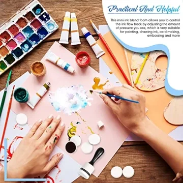 42 Pack Mini Ink Blending Tool Set for Creative Crafts