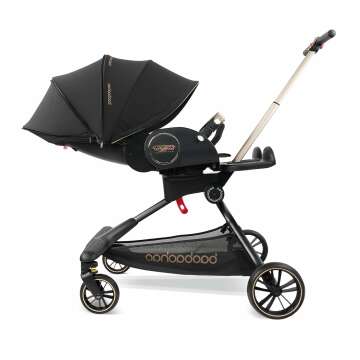 Lightweight Baby Stroller, 360° Reversible Travel Pram with UV Protection