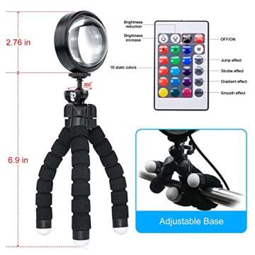 SHEDALED 16 Colors Sunset Lamp with Remote Control