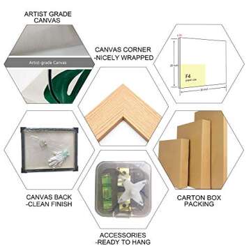 Ale-art Bathroom Wall Art -French Bulldog Sitting on Toilet and Reading Contemporary Canvas Artwork for Wall Decor 16'' X 20''