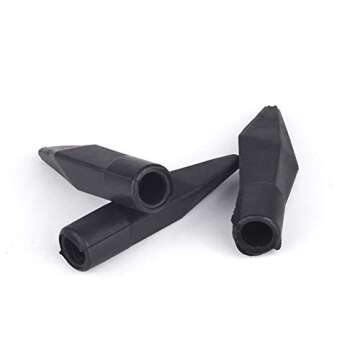 ccHuDE 25 Pcs Soft Rubber Practice Arrowhead Safety Tips for Archery Training