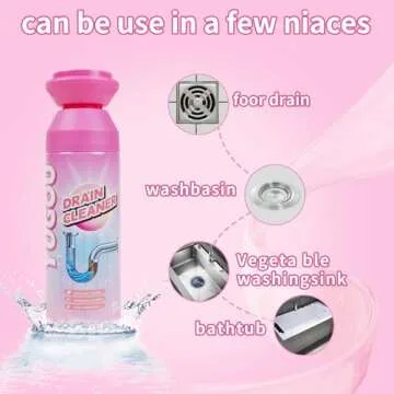 Yugou Foaming Drain Cleaner - Powerful Sink Clog Remover