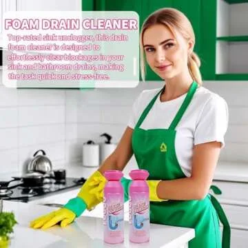 Yugou Foaming Drain Cleaner - Powerful Sink Clog Remover