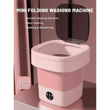 Compact 16L Portable Washing Machine for Easy Travel and Home Use