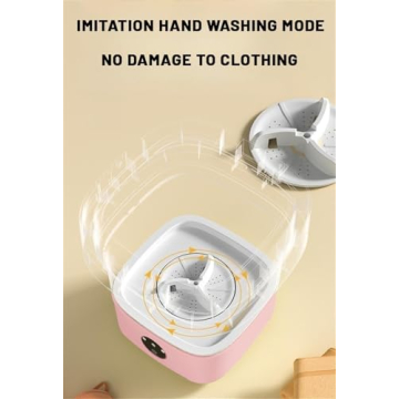 Compact 16L Portable Washing Machine for Easy Travel and Home Use