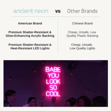 Brighten the Room with Ancient Neon Babe Sign