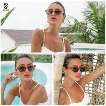 SOJOS Stylish Polarized Sunglasses for Trendy Protection