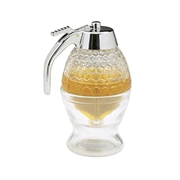 Norpro Honey/Syrup Dispenser - Elegant Glass Design for Perfect Serving