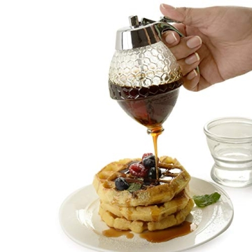 Elegant Norpro Honey/Syrup Dispenser for Mess-Free Serving