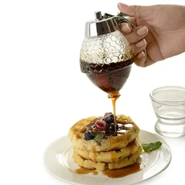 Elegant Norpro Honey/Syrup Dispenser for Mess-Free Serving