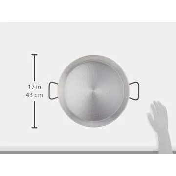 Garcima 16-Inch Paella Pan - Authentic & Durable Cooking Tool