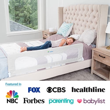 Toddler Bed Safety Rail Guard – Easy Install, Lifetime Warranty