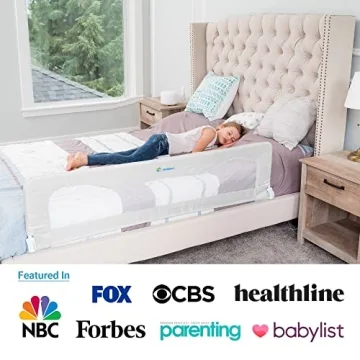 Toddler Bed Safety Rail Guard – Easy Install, Lifetime Warranty