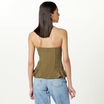 Buy Drop Women's Alejandra Corset Top in Capers Olive