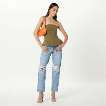 Buy Drop Women's Alejandra Corset Top in Capers Olive