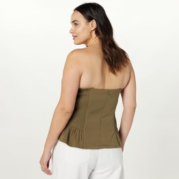 Buy Drop Women's Alejandra Corset Top in Capers Olive