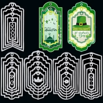 ORIGACH Metal Cutting Dies Set - 36 Pcs Bookmark & Tag Tools for DIY Crafting