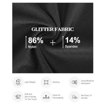 Popilush Shapewear Dress with Built in Shapewear Glitter Dress Bodycon Dresses for Women Sleeveless Maxi Club Party Dress Black