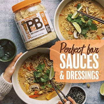 PBfit Pure Peanut Powder - Non-GMO Gluten-Free Protein