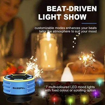 BassPal Waterproof Bluetooth Speaker with LED Display