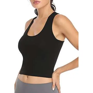 Porvike Crop Tank Tops for Women - Comfortable Workout Gear