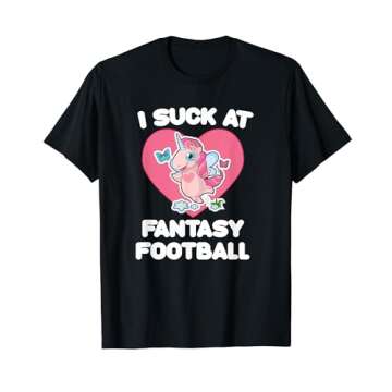 I Suck At Fantasy Football Unicorn Shirt