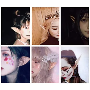 Magical 6 Pair Fairy Pixie Elf Ears for Cosplay