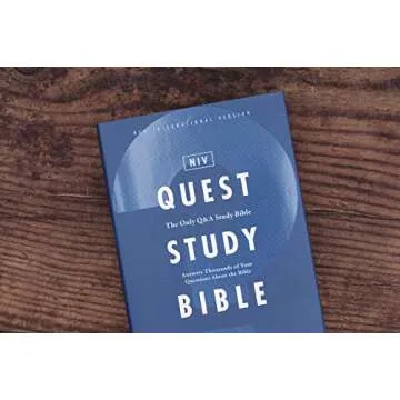 NIV Quest Study Bible, Hardcover, Blue, Comfort Print