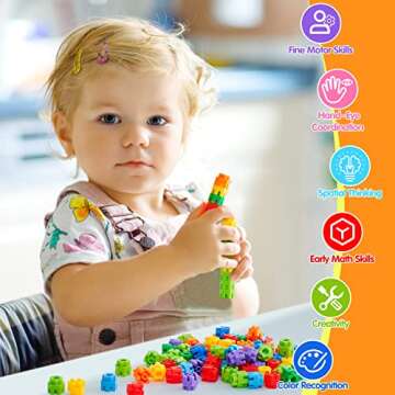 Chichalk Hexagonal Building Blocks 160 Piece, STEM Toys Building Sets Kids Building Toys for 5+ Year...