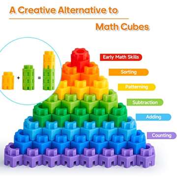 Chichalk Hexagonal Building Blocks 160 Piece, STEM Toys Building Sets Kids Building Toys for 5+ Year Old Boys Girls, Educational Kids Toys Connecting Toys Preschool Classroom Must Haves Birthday Gifts