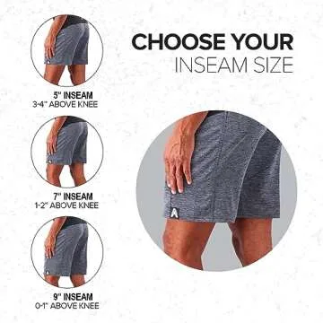 Anthem Hyperflex Men's Workout Shorts for Gym Training