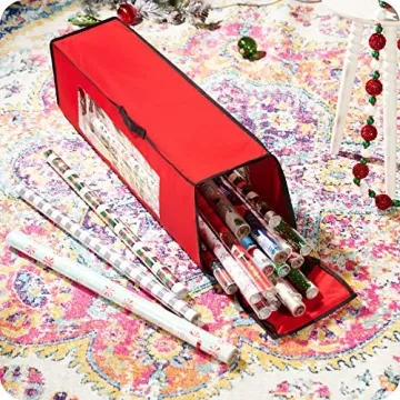 Nakior Christmas Wrapping Paper Storage Organizer